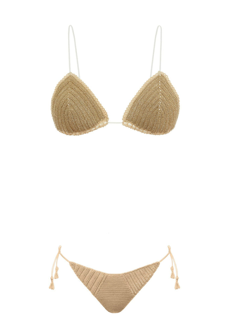 Riflesso Sabbia - slip crochet