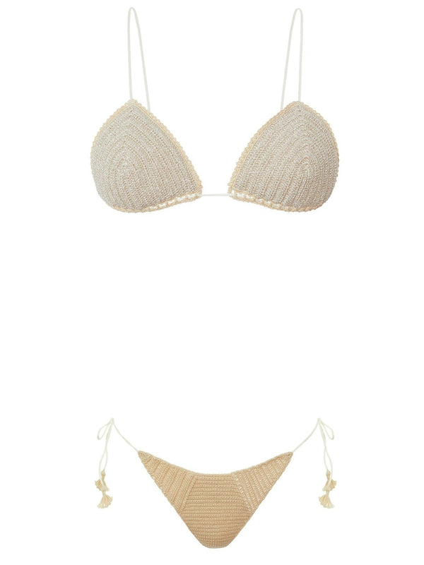 Riflesso Sabbia (beige) - slip crochet